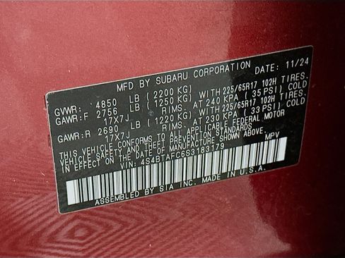 Used 2025 Subaru Outback Premium image 12