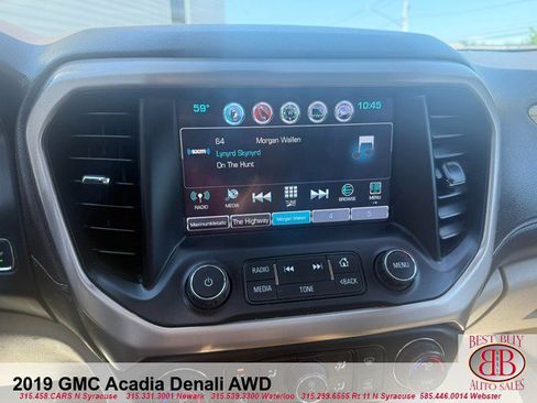 Used 2019 GMC Acadia Denali w/ LPO, Floor Liner Package AWD/4WD image 12