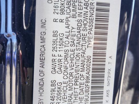 Certified 2019 Acura TLX V6 w/ Advance Package image 43