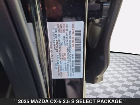 Used 2025 MAZDA CX-5 AWD 2.5 S w/ Select Package image 37