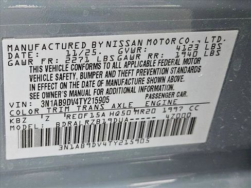 New 2026 Nissan Sentra SR image 16