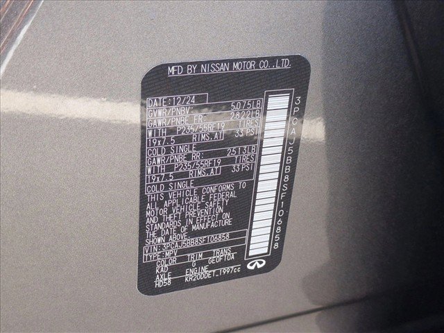 Certified 2025 INFINITI QX50 Luxe AWD/4WD image 25