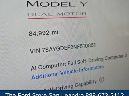 Used 2022 Tesla Model Y Performance AWD/4WD image 8