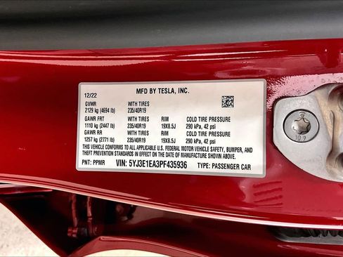 Used 2023 Tesla Model 3 Standard Range RWD image 32