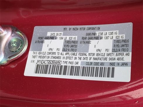 New 2025 MAZDA MX-5 Miata Club w/ Brembo/BBS Recaro Package image 20