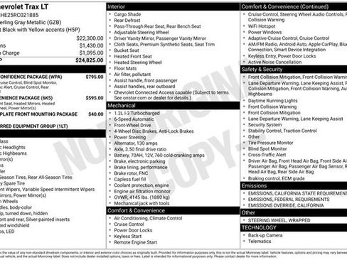 Used 2024 Chevrolet Trax LT w/ Driver Confidence Package image 36