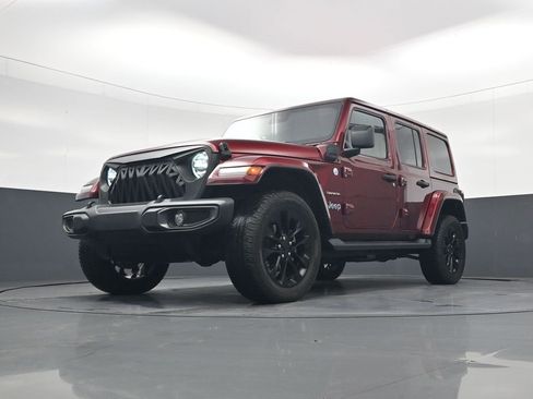 Used 2021 Jeep Wrangler Unlimited Sahara 4xe w/ Cold Weather Group image 21