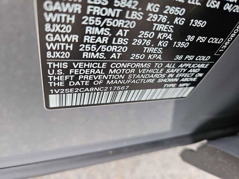 Used 2022 Volkswagen Atlas Cross Sport SEL R-Line AWD/4WD image 14
