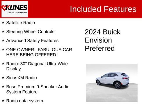 Used 2024 Buick Envision Preferred image 3