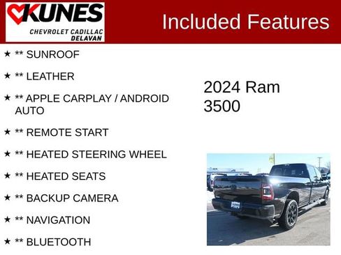 Used 2024 RAM 3500 Laramie w/ Night Edition image 3