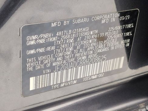 Certified 2024 Subaru Crosstrek 2.0i Premium image 38