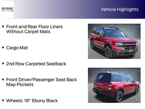 Used 2026 Ford Bronco Sport Outer Banks w/ Interior Protection Package AWD/4WD image 15