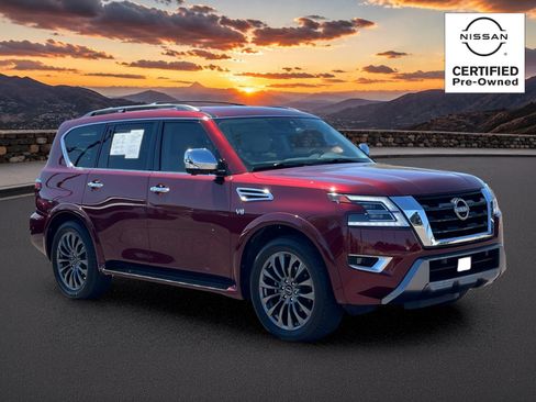 Certified 2022 Nissan Armada Platinum w/ Captain's Chairs Package AWD/4WD image 7