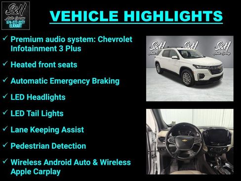 Used 2022 Chevrolet Traverse LT image 3