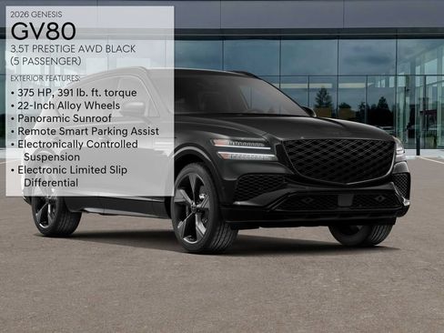 New 2026 Genesis GV80 3.5T Prestige AWD/4WD image 3