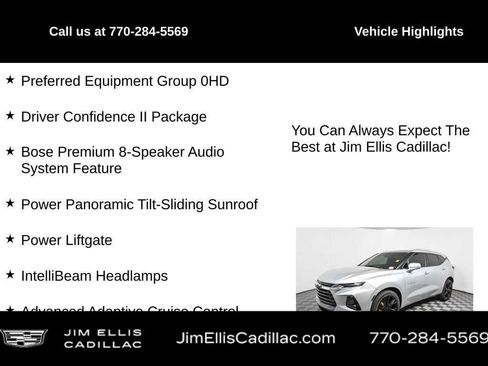 Used 2020 Chevrolet Blazer Premier w/ Driver Confidence II Package image 5