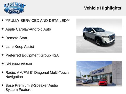 Used 2023 GMC Acadia SLT image 8