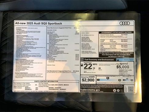 New 2025 Audi SQ5 Premium Plus image 15