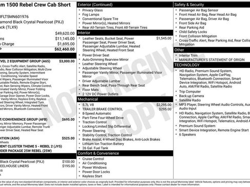 Used 2021 RAM 1500 Rebel w/ Rebel Level 2 Equipment Group AWD/4WD image 21
