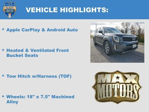 Used 2022 Kia Telluride EX w/ Towing Package image 11