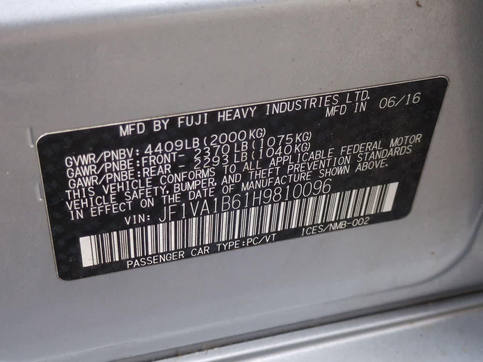 Used 2017 Subaru WRX AWD/4WD image 34