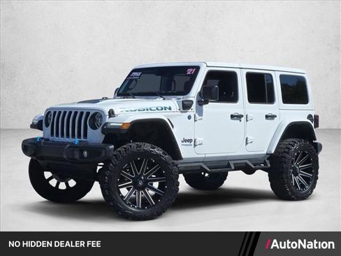 Used 2021 Jeep Wrangler Unlimited Rubicon 4xe w/ Safety Group AWD/4WD image 1
