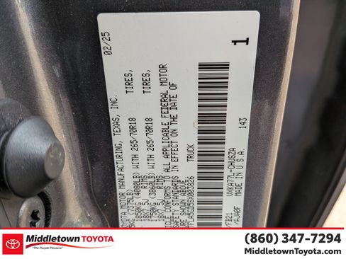 Certified 2025 Toyota Tundra SR5 AWD/4WD image 38