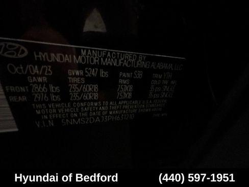 Used 2023 Hyundai Santa Fe SEL AWD/4WD image 12