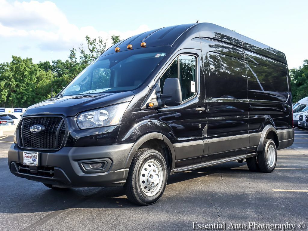 Used 2023 Ford Transit 350 148 High Roof Extended DRW RWD image 2