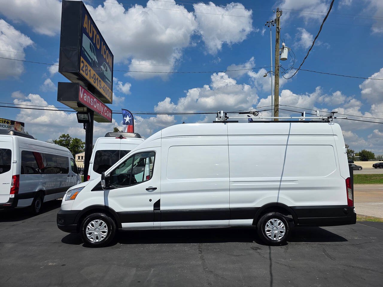 Used 2021 Ford Transit 350 148 High Roof Extended w/ Exterior Upgrade Package RWD image 4
