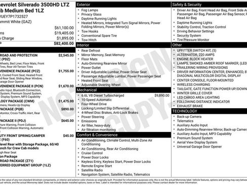 Used 2023 Chevrolet Silverado 3500 LTZ AWD/4WD image 11