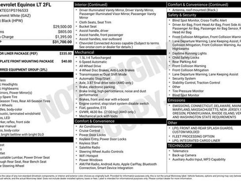 Used 2023 Chevrolet Equinox LT w/ LPO, Floor Liner Package image 33