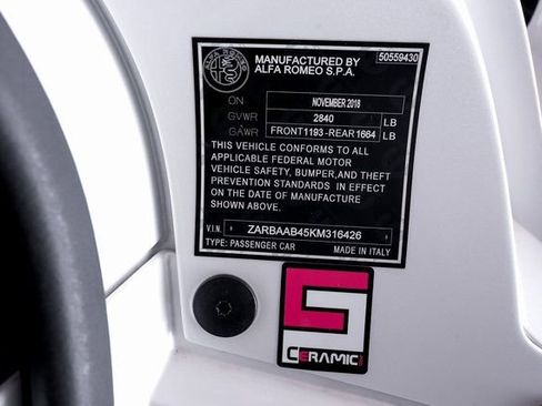 Used 2019 Alfa Romeo 4C Spider RWD image 52