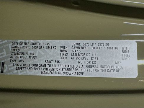 New 2026 Jeep Wrangler Unlimited Sport AWD/4WD image 24