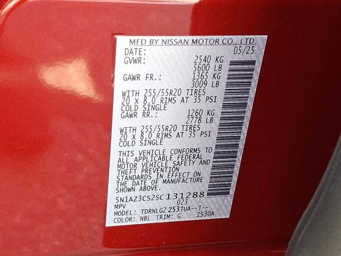 New 2025 Nissan Murano SL w/ Cargo Package image 18