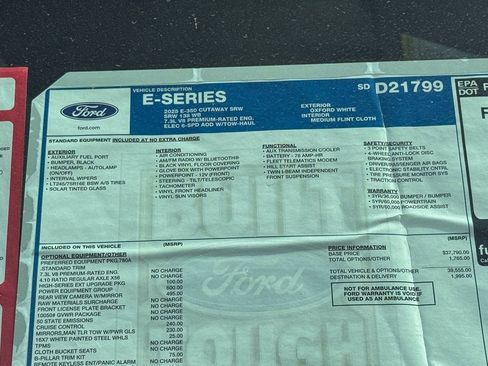 New 2025 Ford E-350 and Econoline 350 Super Duty w/ Power Equipment Group RWD image 10