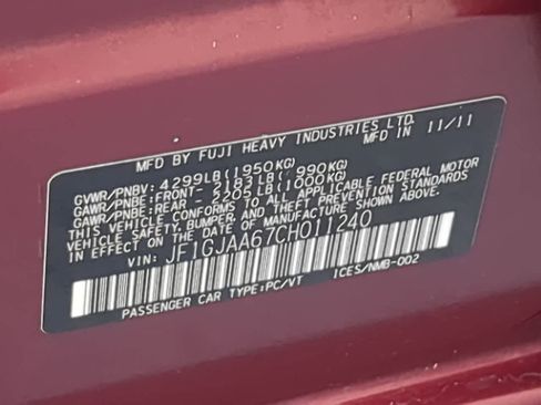 Used 2012 Subaru Impreza 2.0i image 32