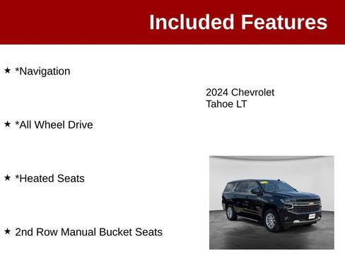 Used 2024 Chevrolet Tahoe LT AWD/4WD image 3