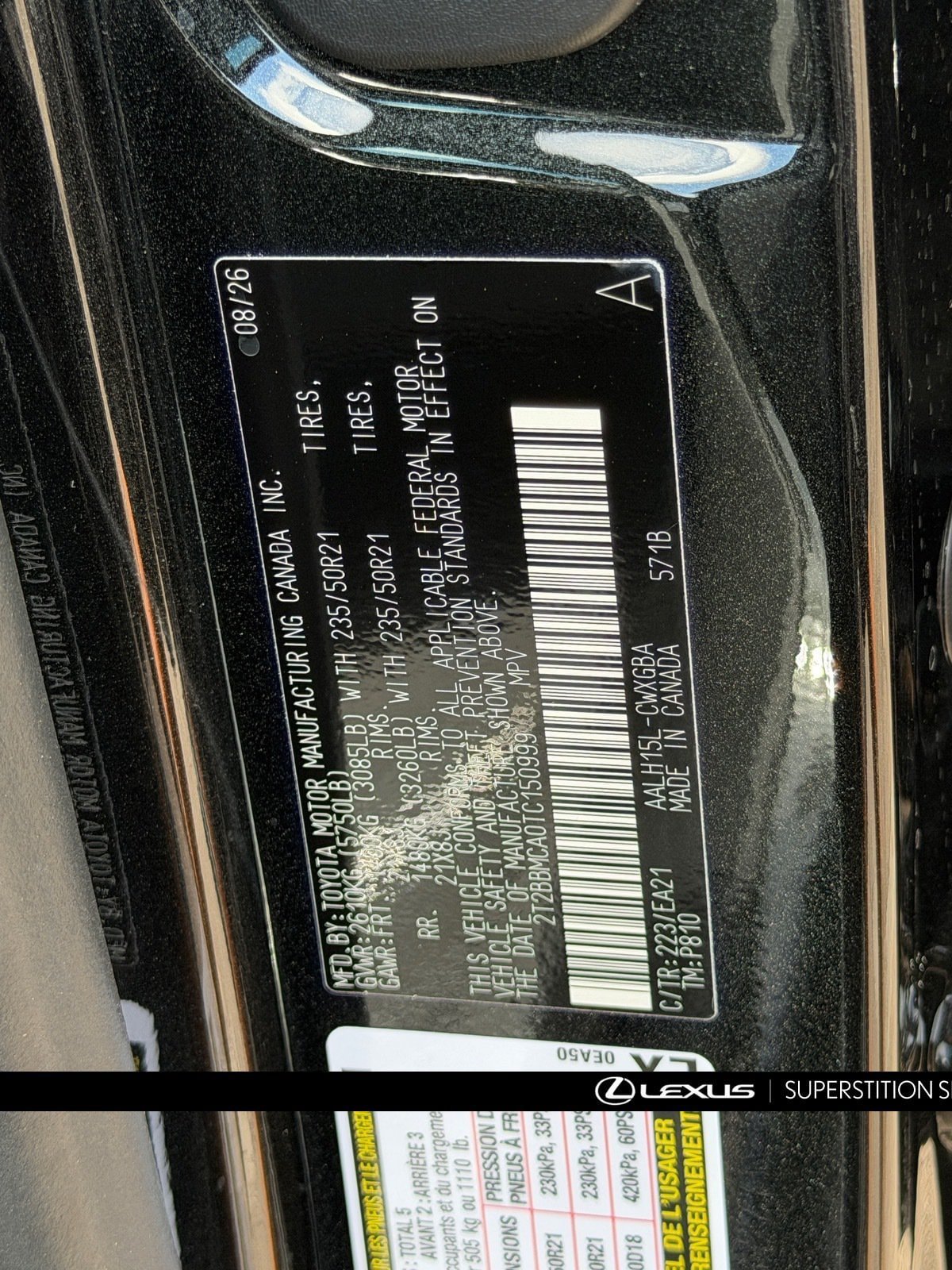 New 2026 Lexus RX 350h w/ Convenience Package AWD/4WD image 24