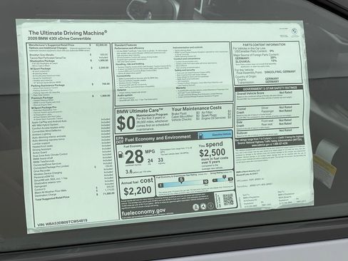 New 2026 BMW 430i xDrive 430i xDrive w/ M Sport Package image 26