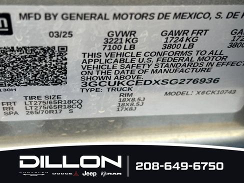 Used 2025 Chevrolet Silverado 1500 Custom Trail Boss AWD/4WD image 28