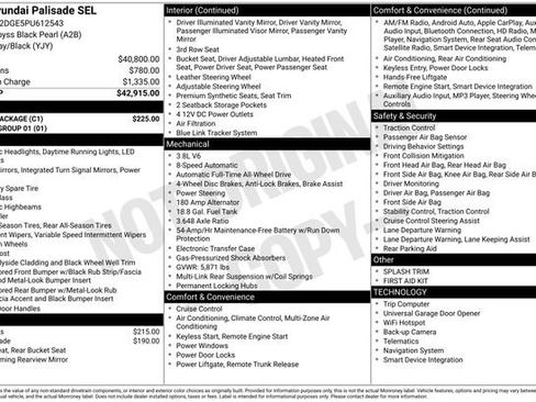 Used 2023 Hyundai Palisade SEL w/ Cargo Package image 9