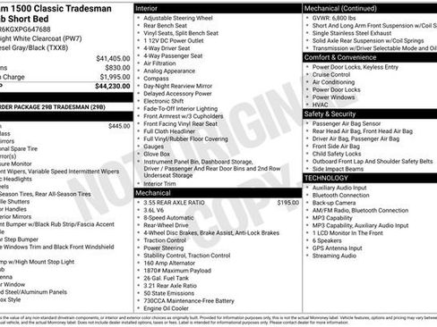 Used 2023 RAM 1500 Tradesman RWD image 1