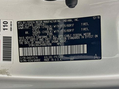 Used 2017 Toyota Sienna LE FWD image 12