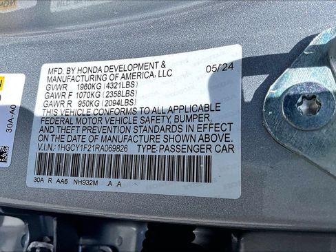 Used 2024 Honda Accord LX image 16