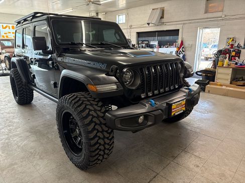 Used 2022 Jeep Wrangler Unlimited Rubicon 4xe w/ Cold Weather Group image 74