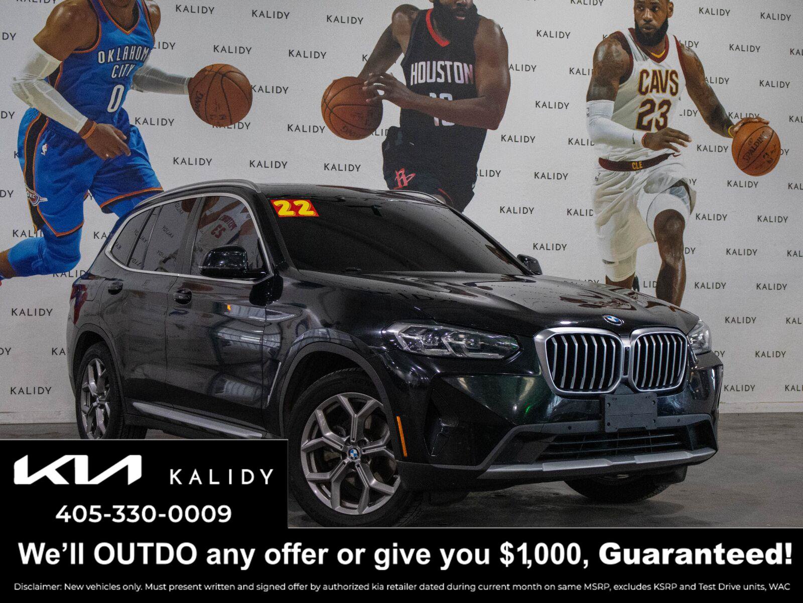 Used 2022 BMW X3 xDrive30i w/ Convenience Package w/ZPA AWD/4WD image 1