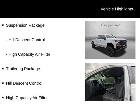 Used 2020 Chevrolet Silverado 1500 Custom Trail Boss w/ Custom Convenience Package AWD/4WD image 9
