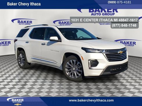 Used 2023 Chevrolet Traverse Premier w/ LPO, Floor Liner Package AWD/4WD image 1
