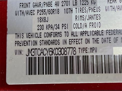 Used 2019 MAZDA CX-9 Touring image 27